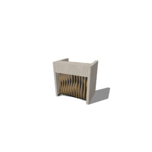 Shape bar met smalle zuil L118 (basis L100) (set)