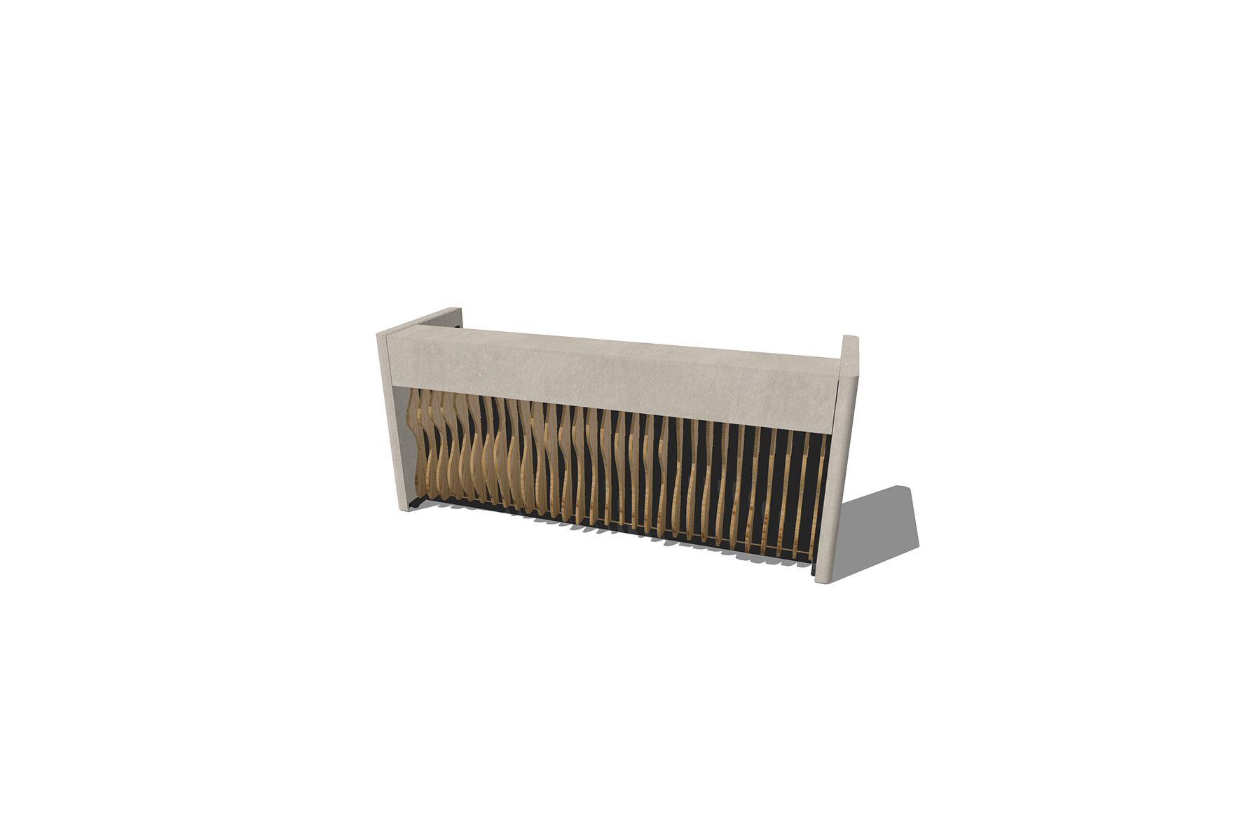 Shape bar with open column L270 (base L100)