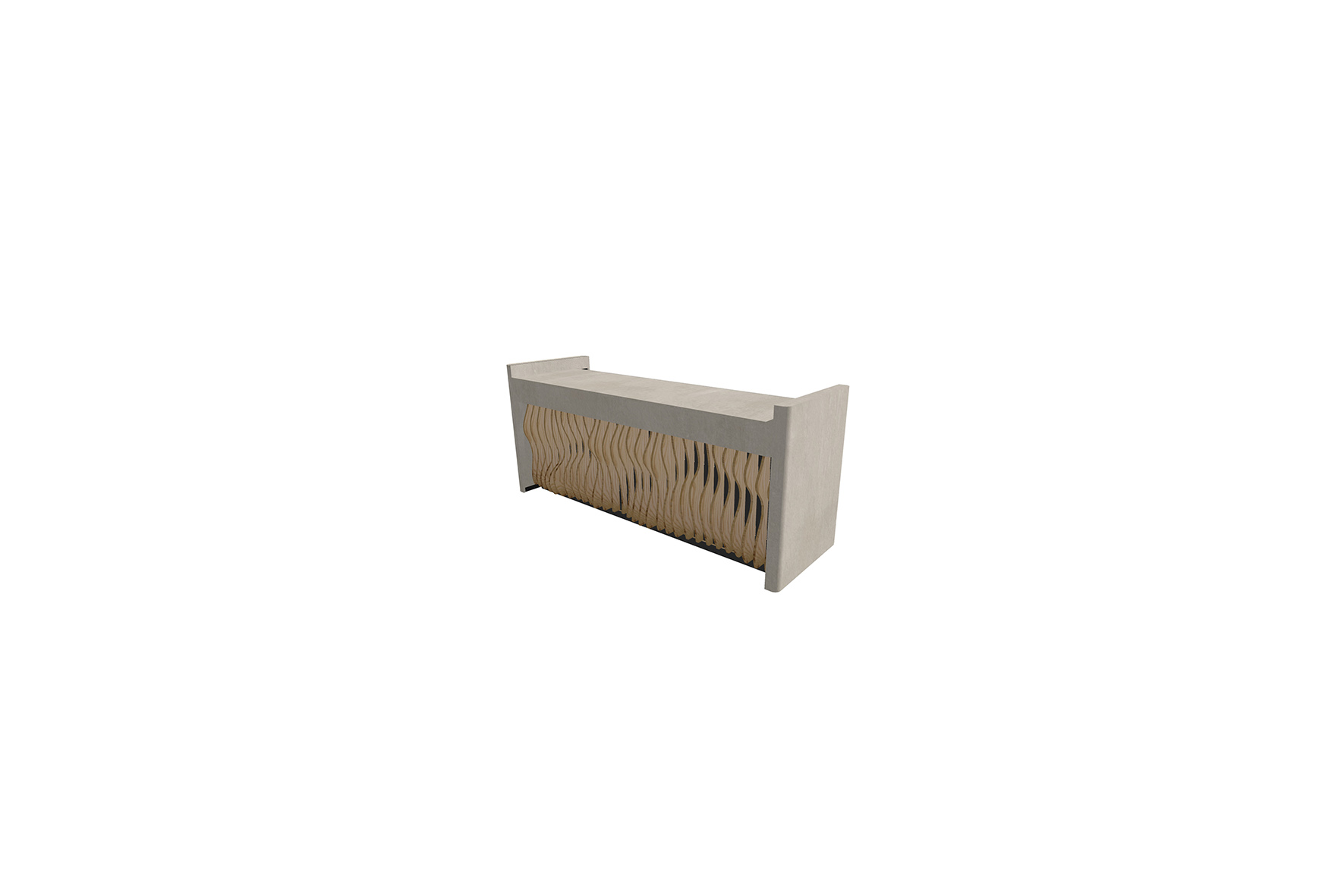 Shape counter with small column L268 (base L250)