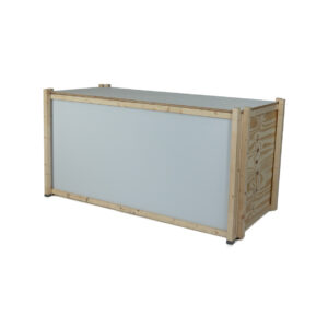 Shape buffet natural wood with marble top L180xW89xH96 (set)