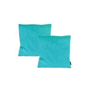 Sierkussen | Fluweel turquoise L45xB45