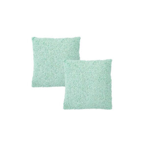 Sierkussen | Breisel mintgroen L45xB45
