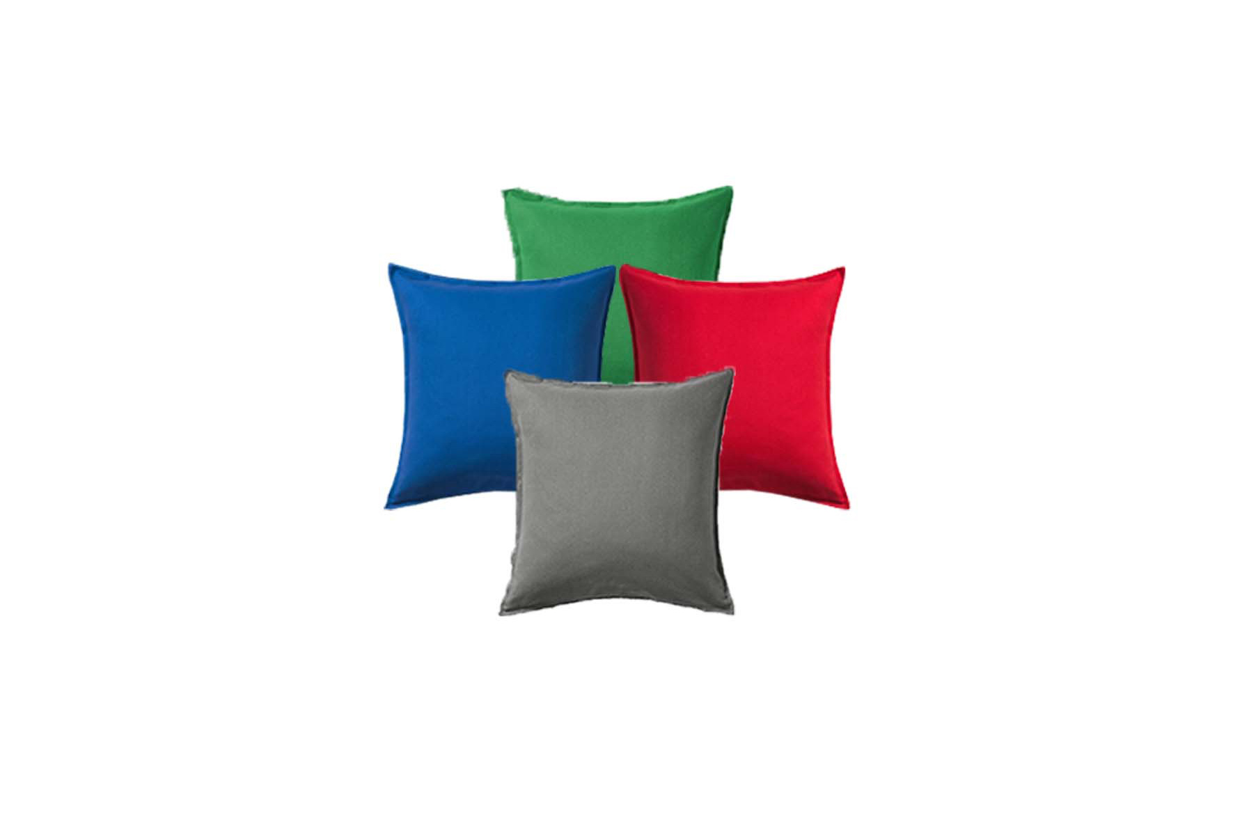 Throw pillow | Various colours with border L50xW50