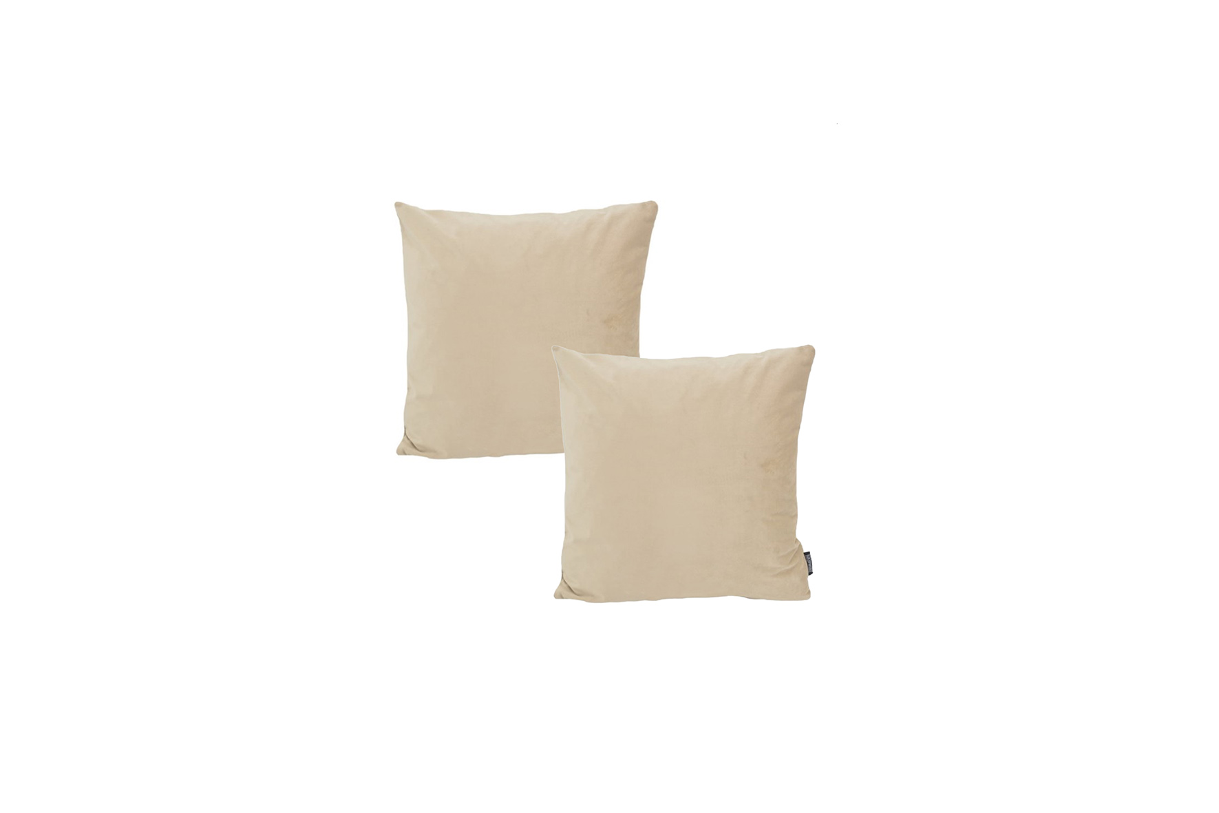 Throw pillow | Velvet beige L45xW45