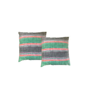 Sierkussen | Ibiza kelim print groen L75xB75