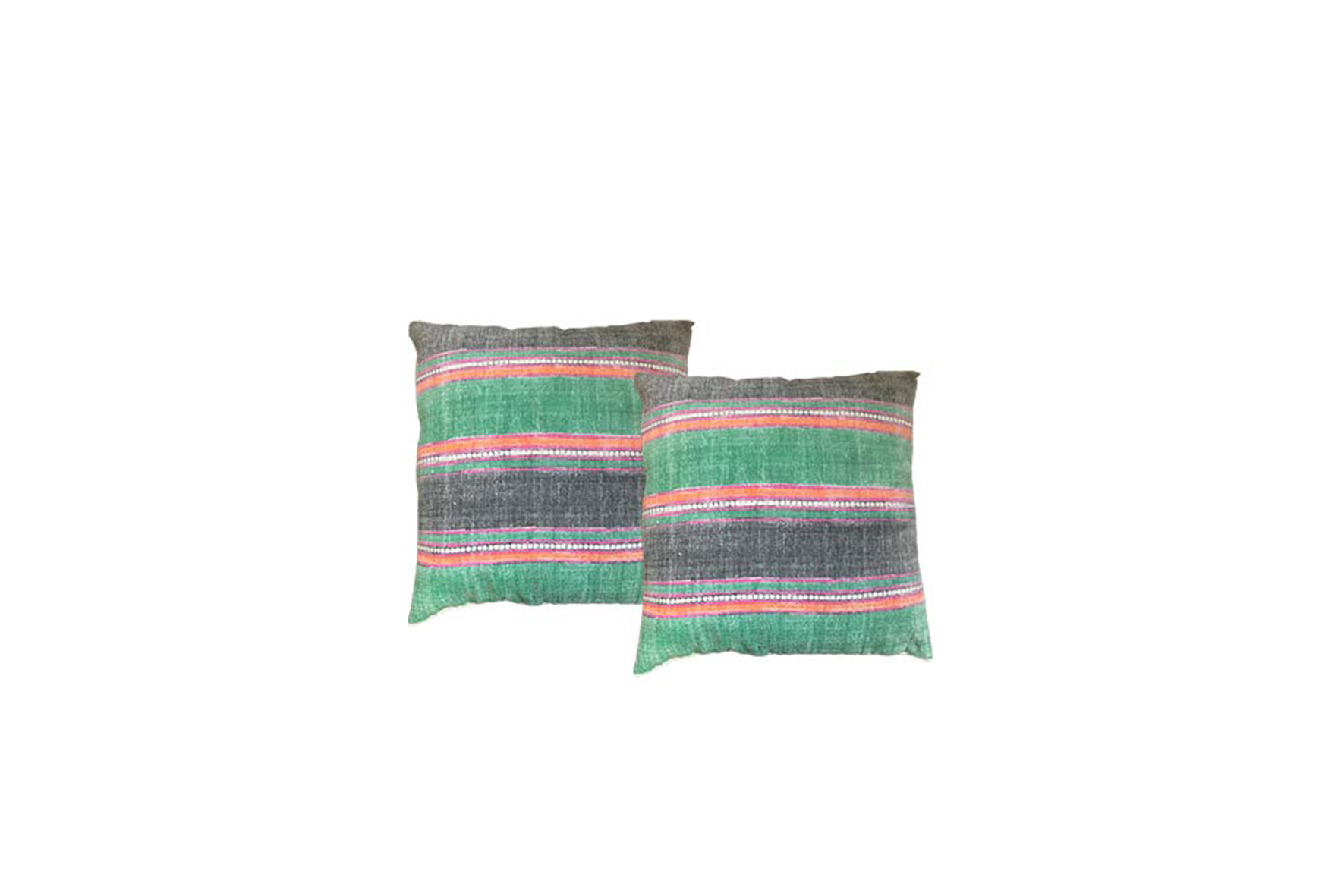 Throw pillow | Ibiza kelim print green L75xW75