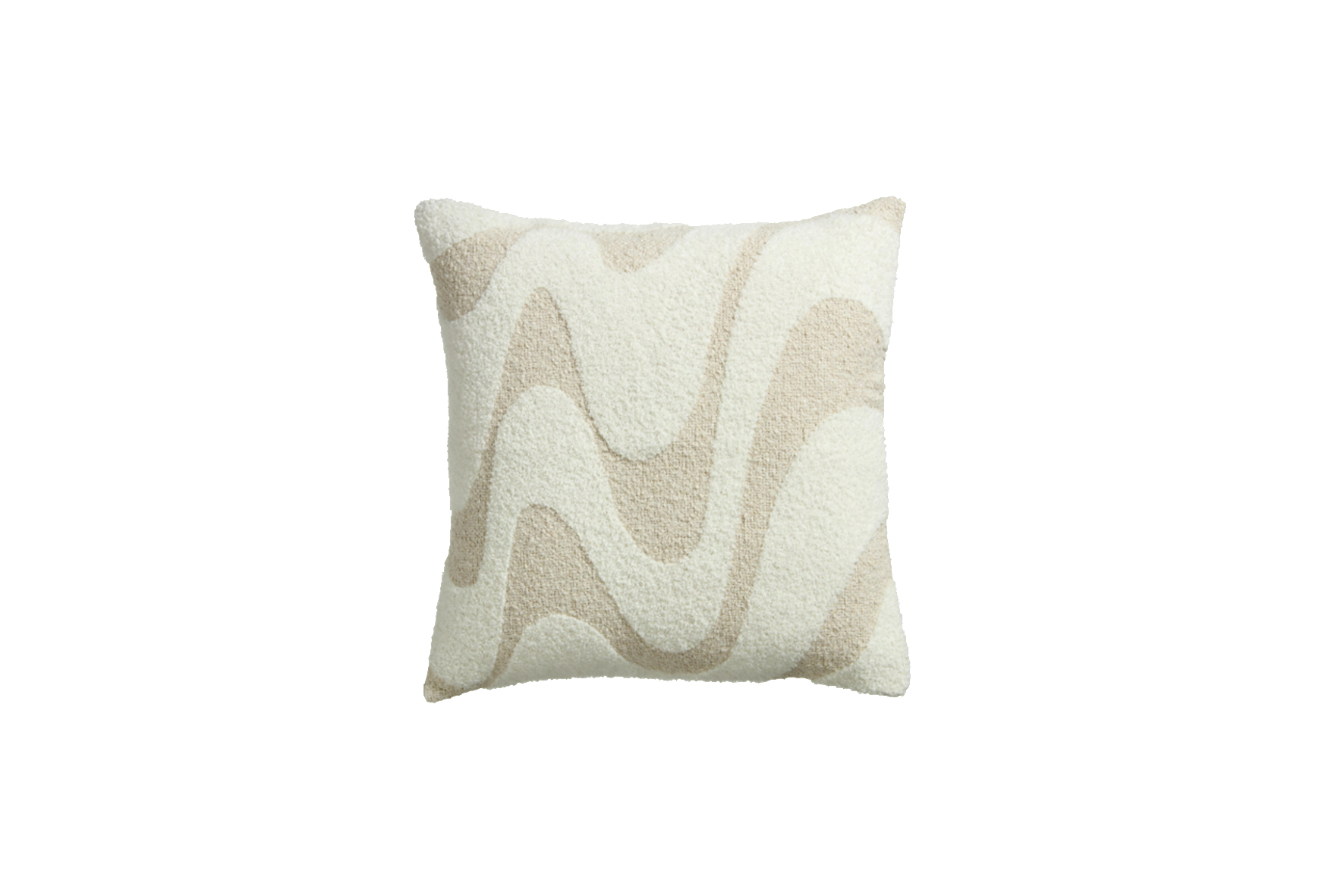 Sierkussen | Wavy beige L45xB45