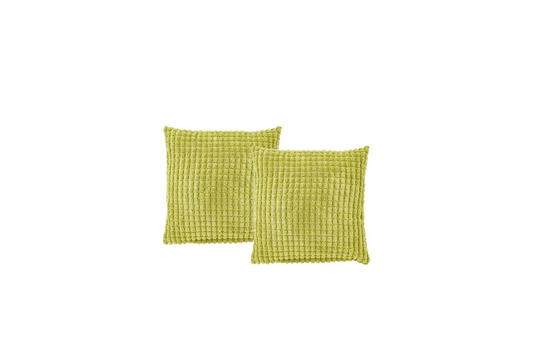 Throw pillow | Lime green checkered structure L70xW70