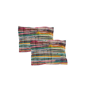 Sierkussen | Multicolor streep L45xB60