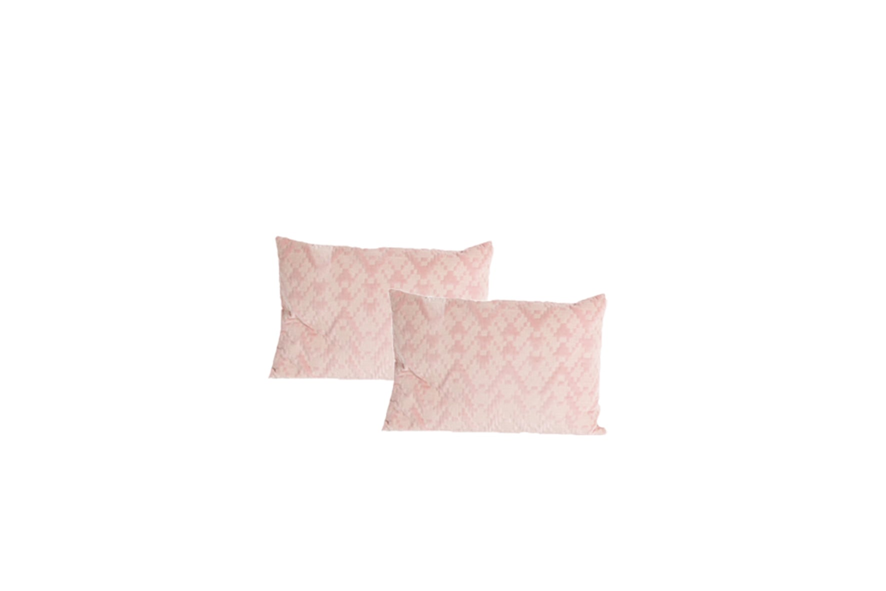 Throw pillow | Old pink with print L60xW40