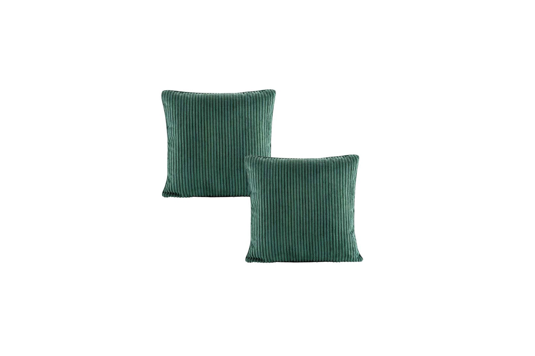 Throw pillow | Rib green L45xW45
