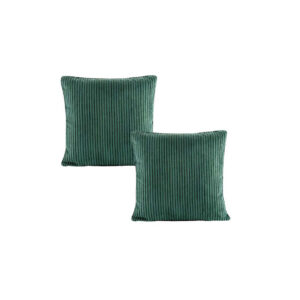 Sierkussen | Rib groen L45xB45