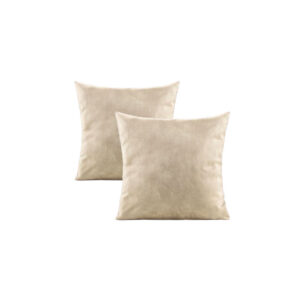 Sierkussen | Velours beige L45xB45