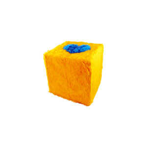 Sokkel fluff geel L100xB100xH100