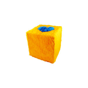 Sokkel fluff geel L100xB100xH100