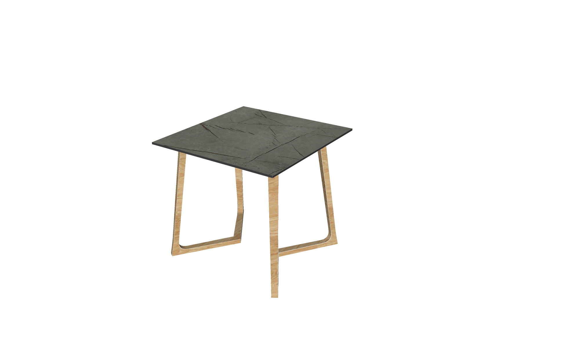 Shape dining table oak L80xW80xH74 (set)