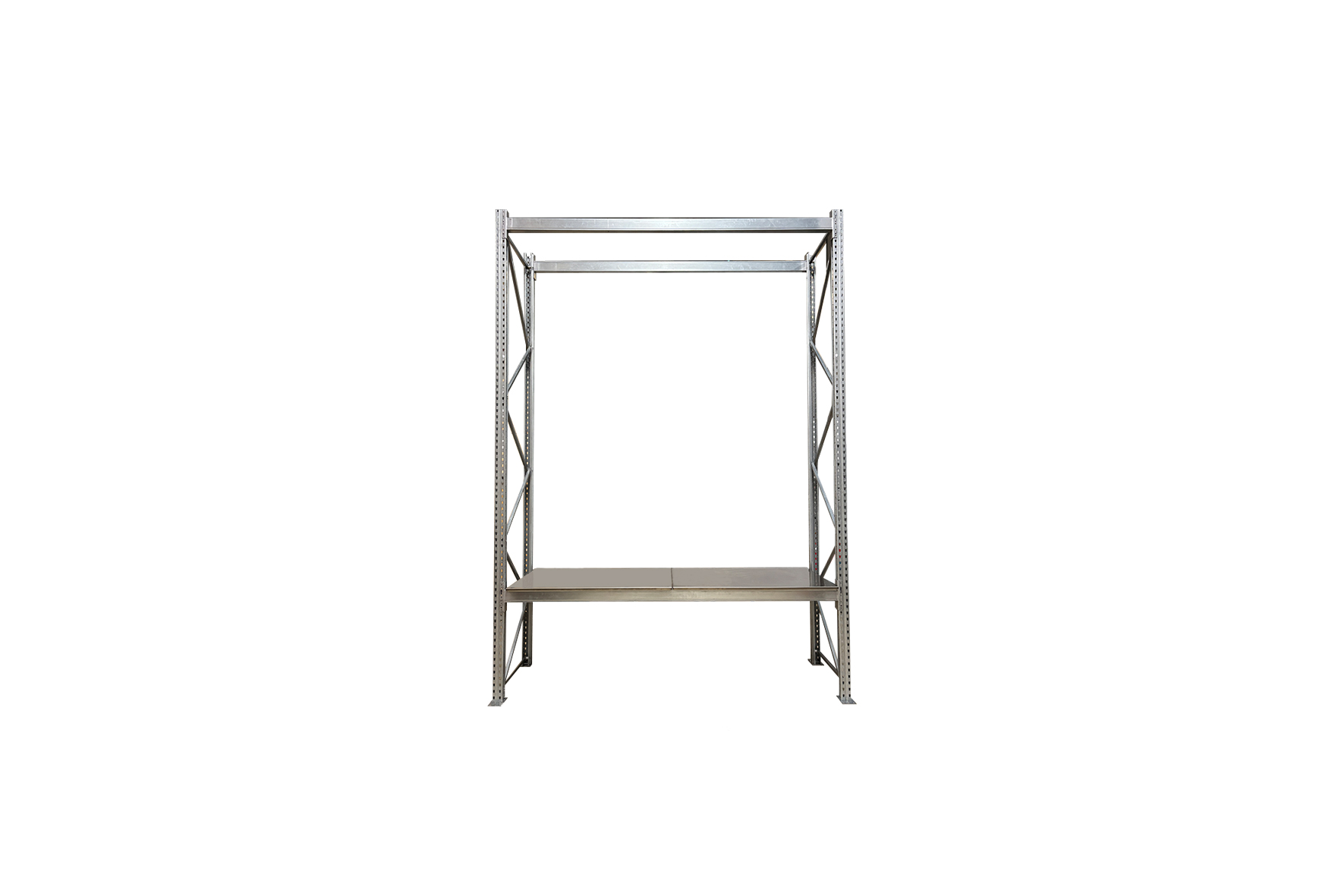 Industrieel stelling aluminium L270xB80xH400 (set)