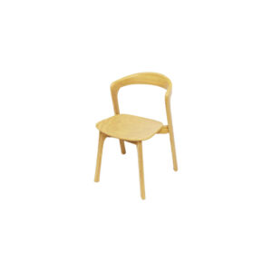 Stoel eikenhout L53,5xB55xH80