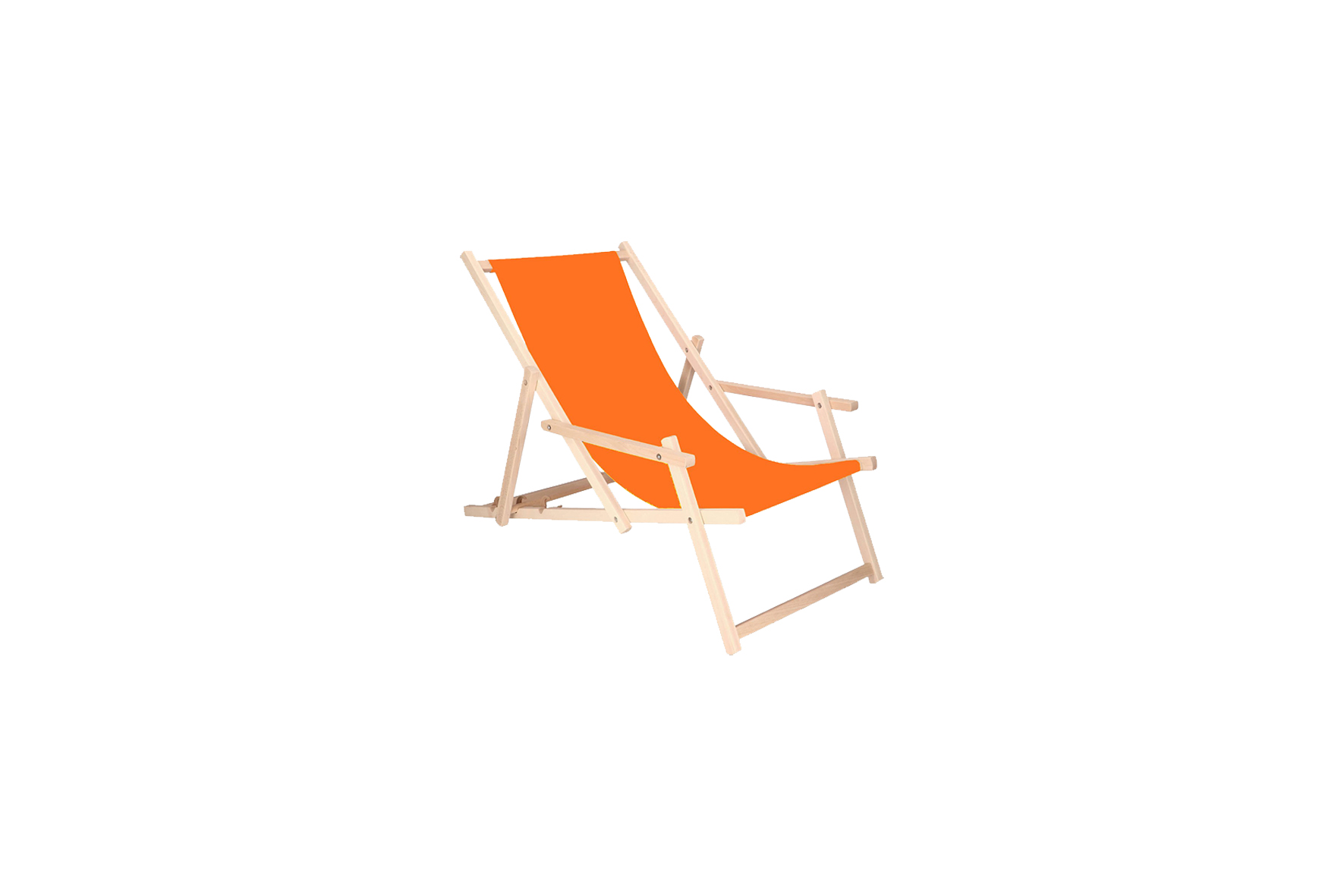 Strandstoel oranje