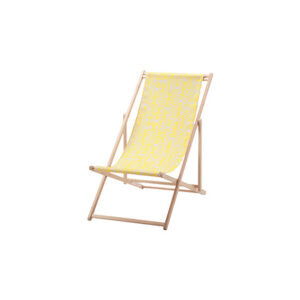 Strandstoel geel L99xB60xH80