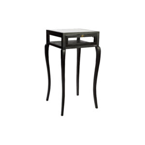 Display table high black L60xW60xH110