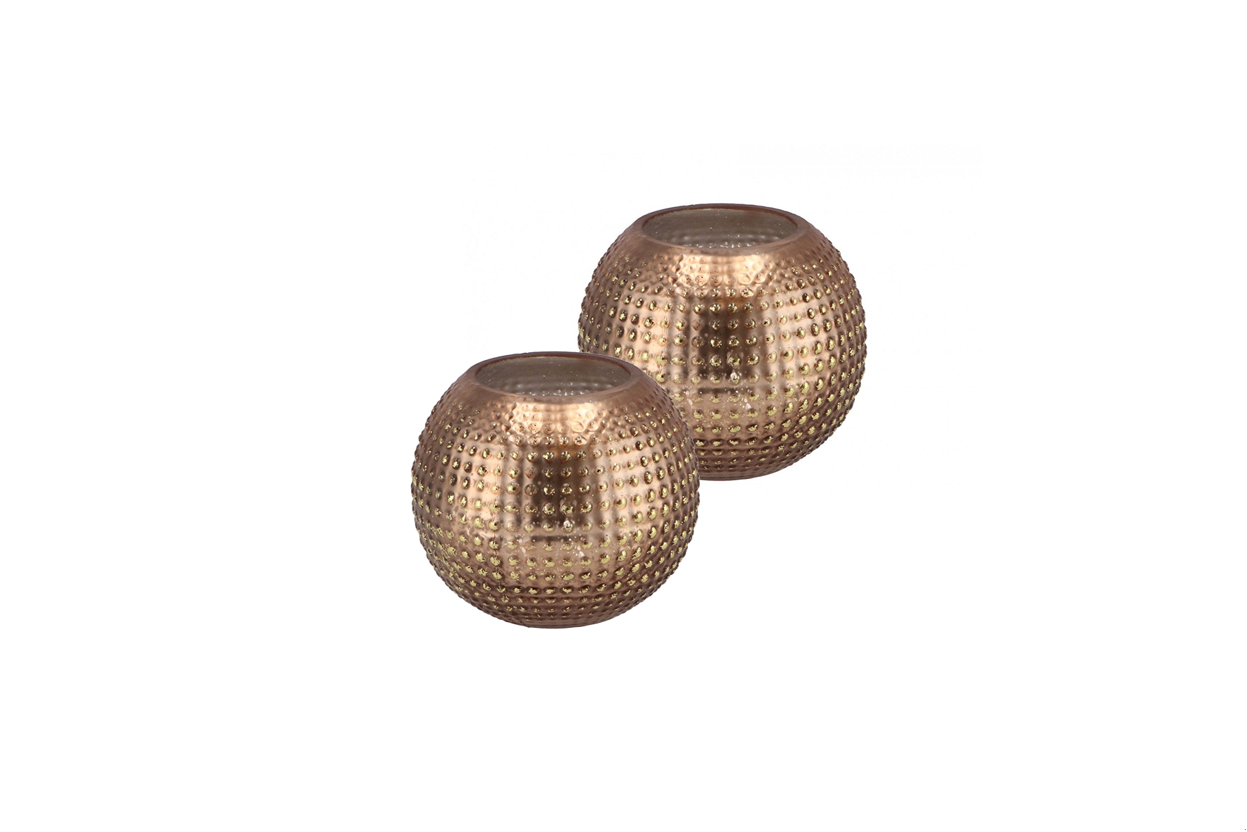 Tea light holder | Copper round Ø10xH12