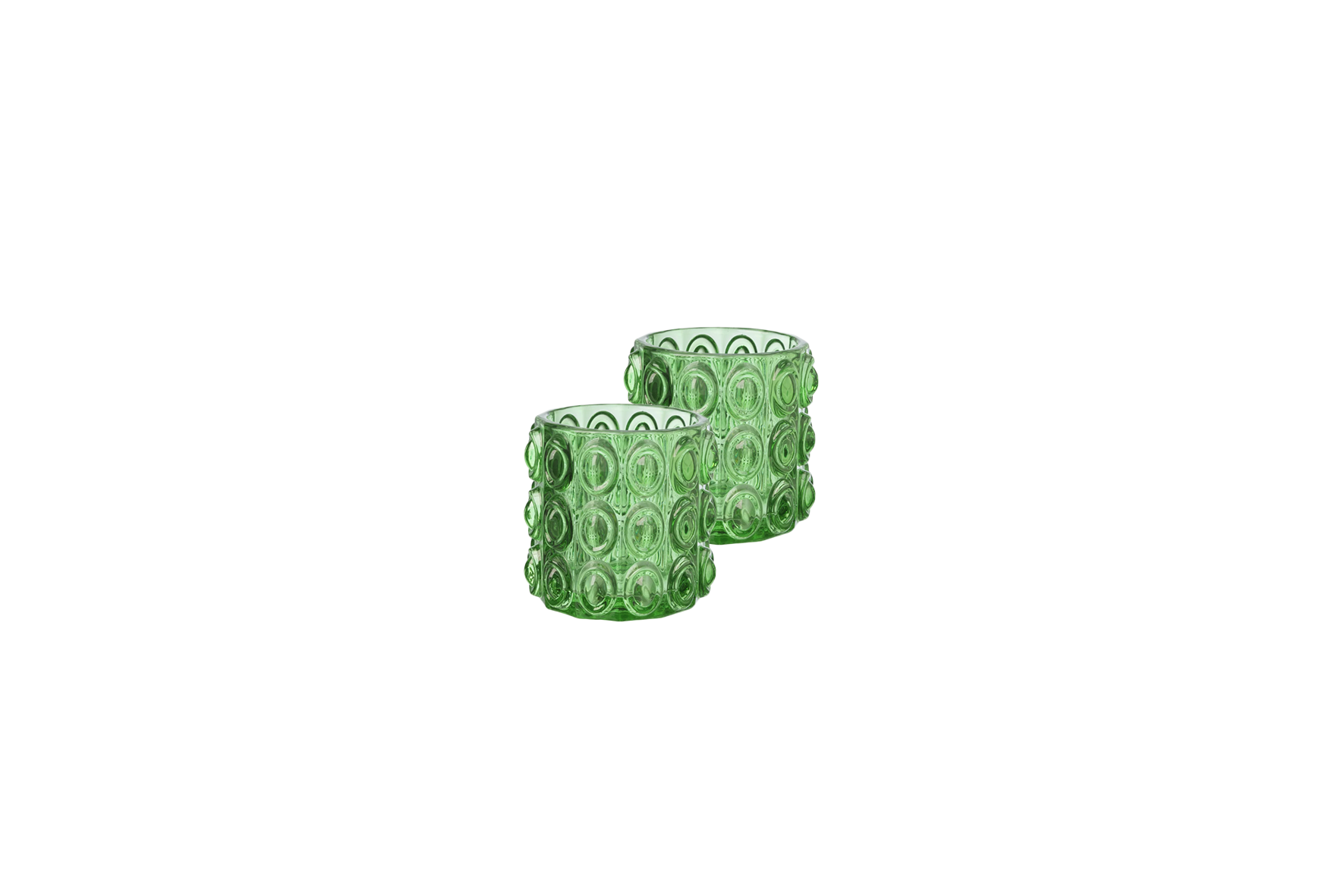 Tealight holder | Bubble green Ø7,5xH7