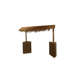 Tiki backbar L300xH250 (set)