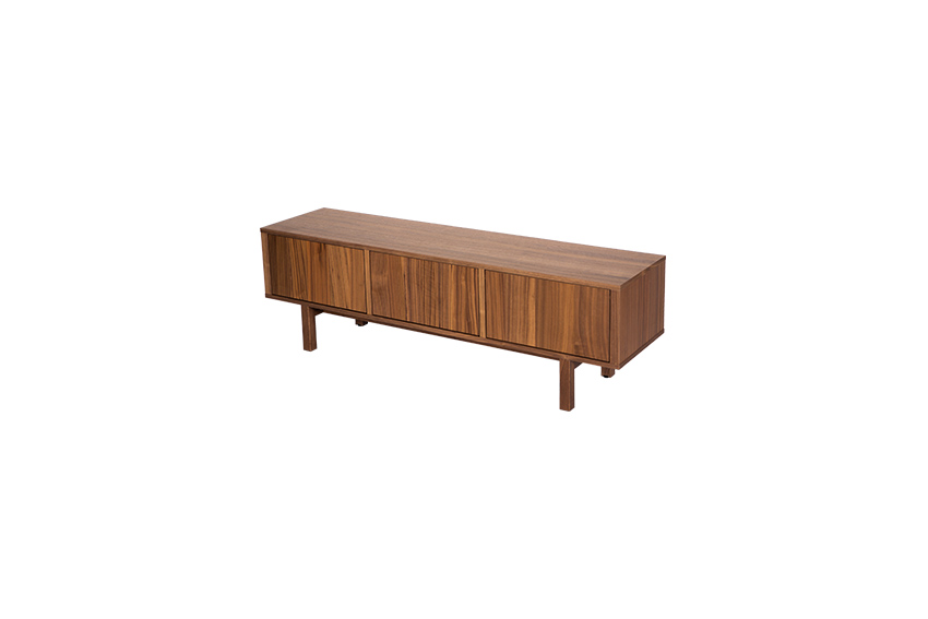 TV-meubel retro walnoot L160xB40xH50
