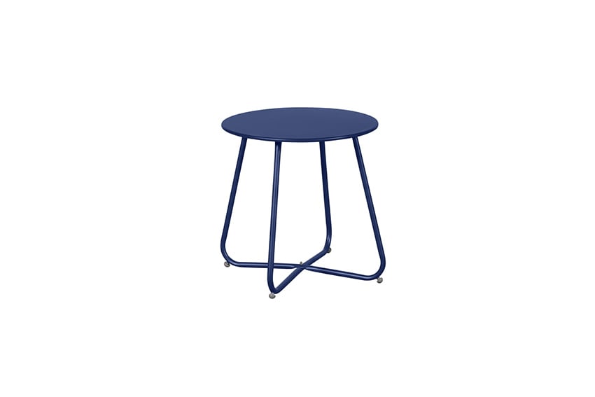 Urban bijzettafel donkerblauw Ø45xH45