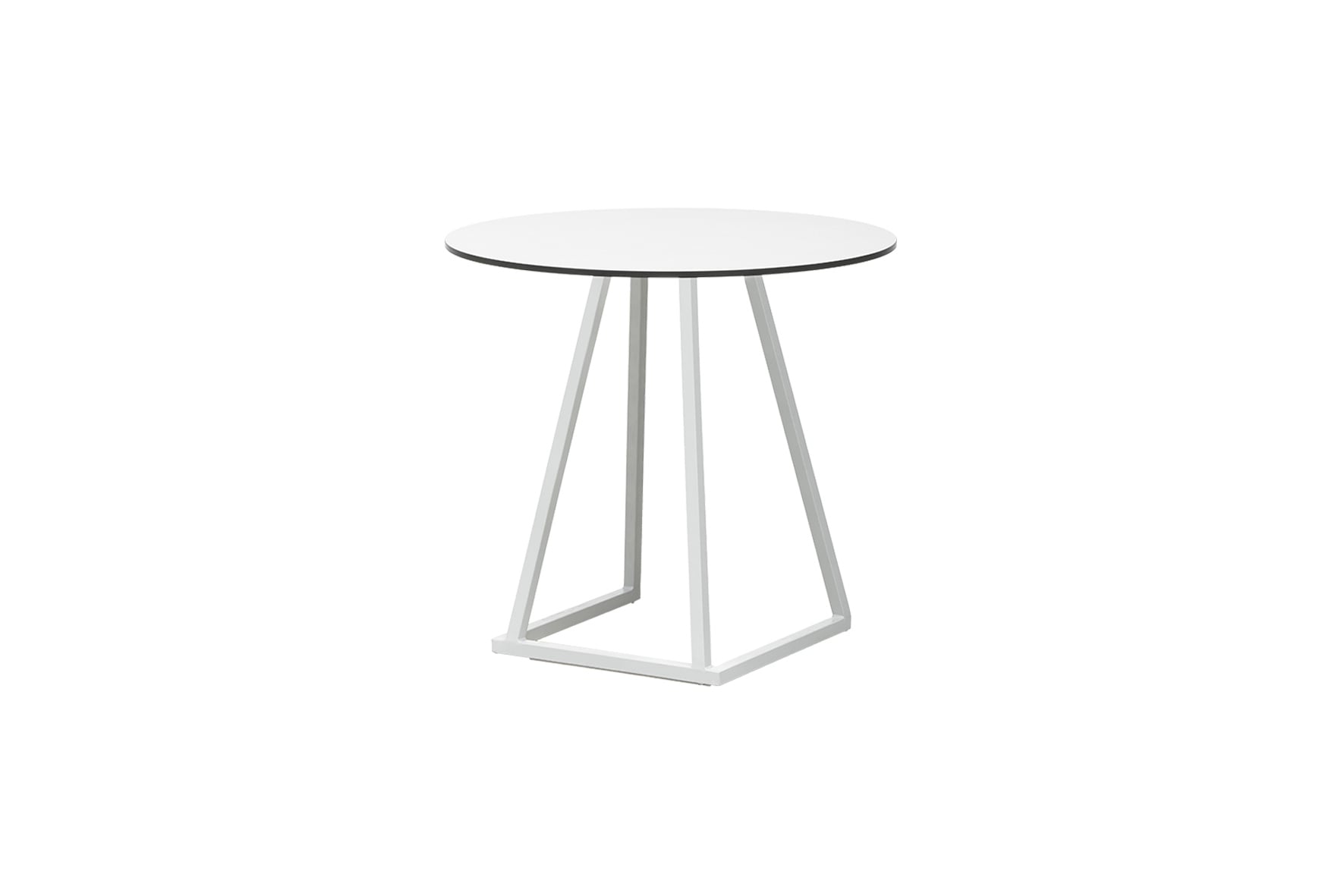 Urban dinertafel wit Ø80xH74