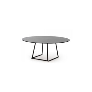 Urban dinertafel zwart aluminium rond Ø180xH74