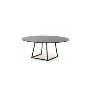 Urban dinertafel zwart aluminium rond Ø180xH74