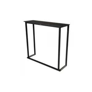 Urban standing table black L120xW35xH110