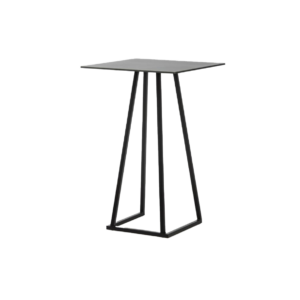 Urban statafel zwart aluminium L70xB70xH110