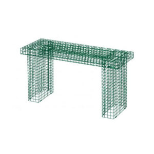 Urban mesh bankje groen L90xB31,5xH50