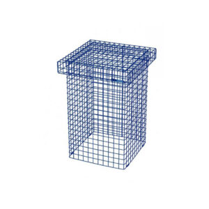 Urban mesh kruk blauw L34xB34xH50