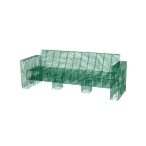 Urban mesh bank groen L229xB71xH80