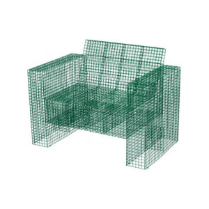 Urban mesh fauteuil groen L107xB72xH80,5