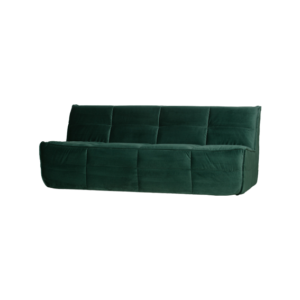 Urban 3-seater couch velvet green L210xW90xH80