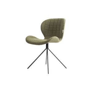 Eco Chique stoel stof groen L51xB56xH80