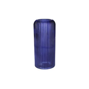 Vaas | Glas donkerblauw Ø9xH20