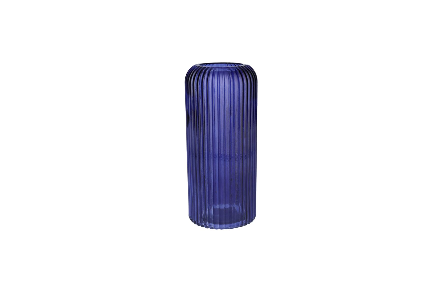Vaas | Glas donkerblauw Ø9xH20