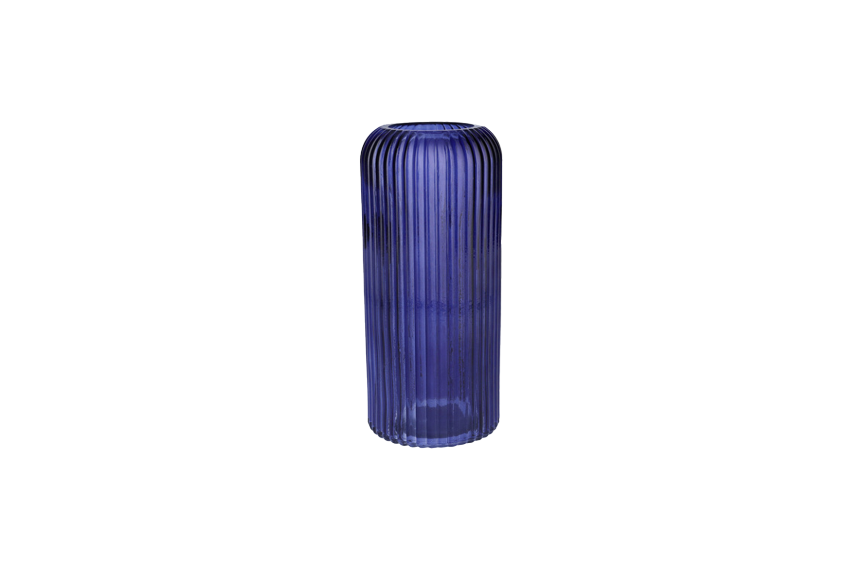Vase glas darkblue Ø9xH0
