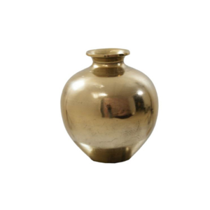 Vaas | Goud rond Ø30xH34