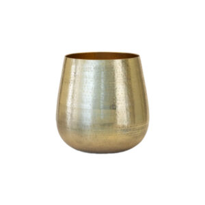 Vaas | Goud rond Ø50xH40