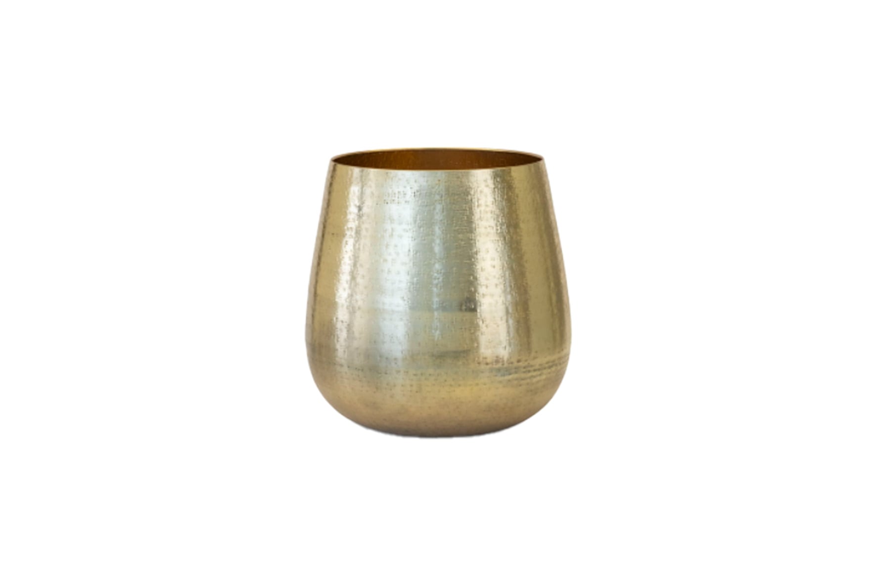 Vaas | Goud rond Ø50xH40