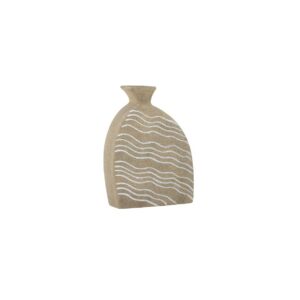 Vaas | Terracotta klei naturel groot L23xB4,5xH23