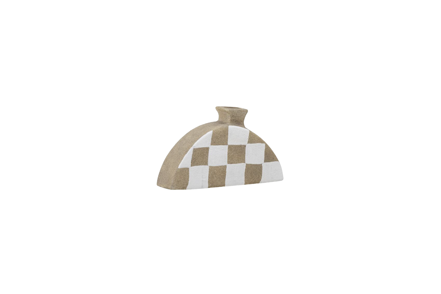 Vase | Terracotta clay natural medium L21xW4,5xH13