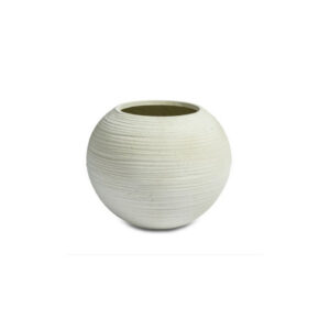 Vaas XL | Curved wit rond Ø50xH40